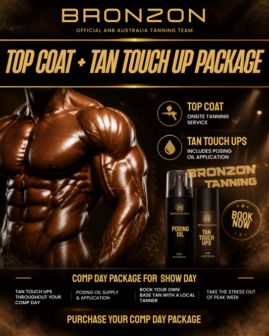 COMP DAY TOP COAT + TAN TOUCH UP PACKAGE